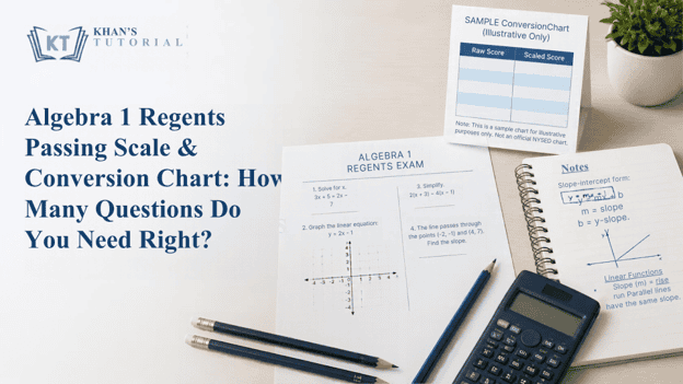 Algebra 1 Regents Passing Scale & Conversion Chart: How Many Questions Do You Need Right?
